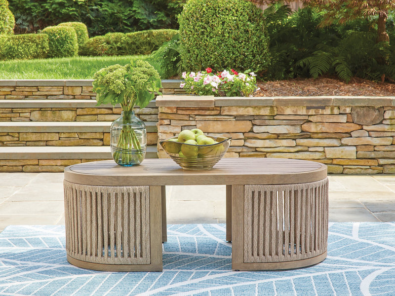 Serena Shores Outdoor Coffee Table - Watson's 87 Furniture (Middlefield,OH)