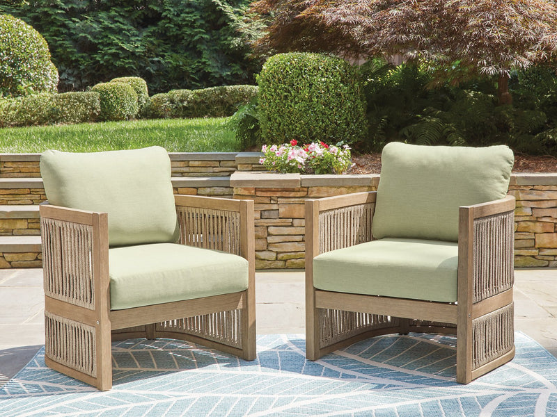 Serena Shores Outdoor Lounge Chair (Set of 2) - Watson's 87 Furniture (Middlefield,OH)