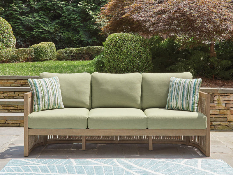 Serena Shores Outdoor Sofa with Cushion - Watson's 87 Furniture (Middlefield,OH)