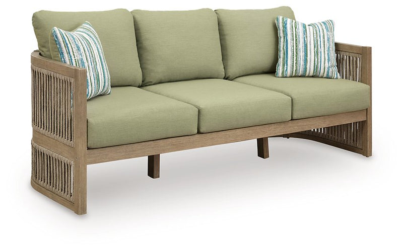 Serena Shores Outdoor Sofa with Cushion - Watson's 87 Furniture (Middlefield,OH)