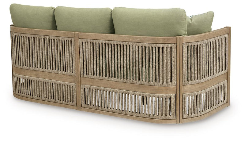 Serena Shores Outdoor Sofa with Cushion - Watson's 87 Furniture (Middlefield,OH)