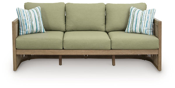Serena Shores Outdoor Sofa with Cushion - Watson's 87 Furniture (Middlefield,OH)