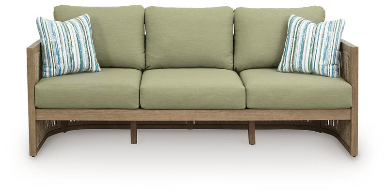 Serena Shores Outdoor Sofa with Cushion - Watson's 87 Furniture (Middlefield,OH)