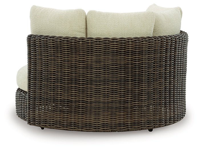 Kimora Outdoor Swivel Lounge Chair with Cushion