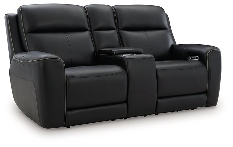 5Z-Relaxation Power Reclining Loveseat with Console - Watson's 87 Furniture (Middlefield,OH)