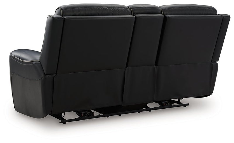 5Z-Relaxation Power Reclining Loveseat with Console - Watson's 87 Furniture (Middlefield,OH)