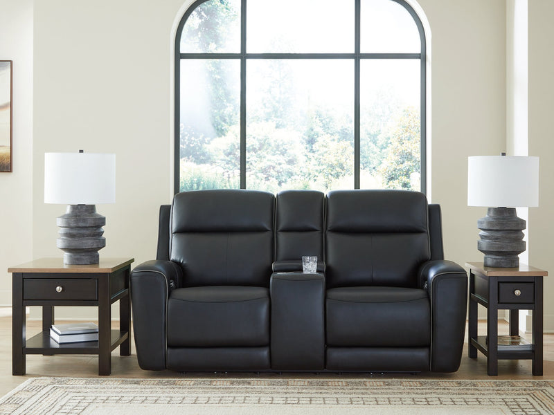 5Z-Relaxation Power Reclining Loveseat with Console - Watson's 87 Furniture (Middlefield,OH)