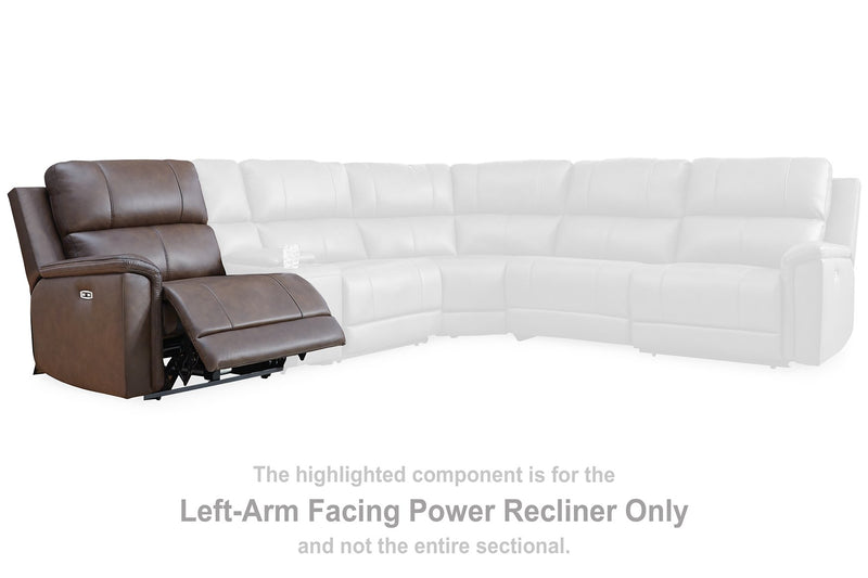Bleckley Power Reclining Sectional - Watson's 87 Furniture (Middlefield,OH)