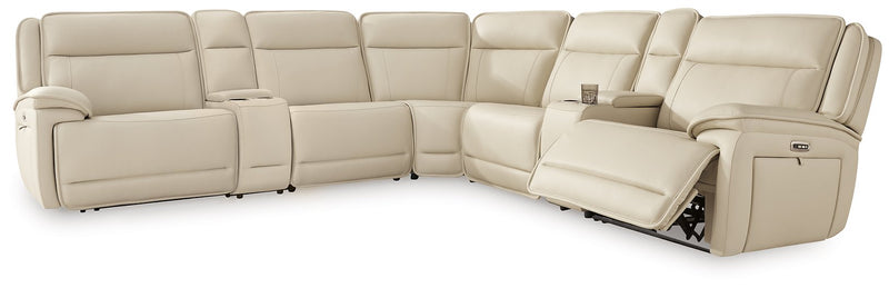 Double Deal Reclining Sectional with 2 Consoles - Watson's 87 Furniture (Middlefield,OH)