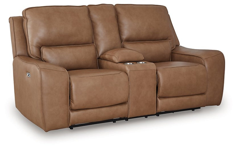 DeepWakes Power Reclining Loveseat with Console - Watson's 87 Furniture (Middlefield,OH)