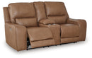 DeepWakes Power Reclining Loveseat with Console - Watson's 87 Furniture (Middlefield,OH)