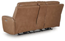 DeepWakes Power Reclining Loveseat with Console - Watson's 87 Furniture (Middlefield,OH)