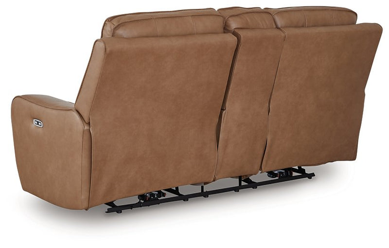 DeepWakes Power Reclining Loveseat with Console - Watson's 87 Furniture (Middlefield,OH)