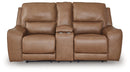 DeepWakes Power Reclining Loveseat with Console - Watson's 87 Furniture (Middlefield,OH)