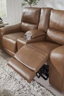 DeepWakes Power Reclining Loveseat with Console - Watson's 87 Furniture (Middlefield,OH)