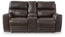 Crossplex Power Reclining Loveseat with Console - Watson's 87 Furniture (Middlefield,OH)