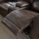 Crossplex Power Reclining Loveseat with Console - Watson's 87 Furniture (Middlefield,OH)
