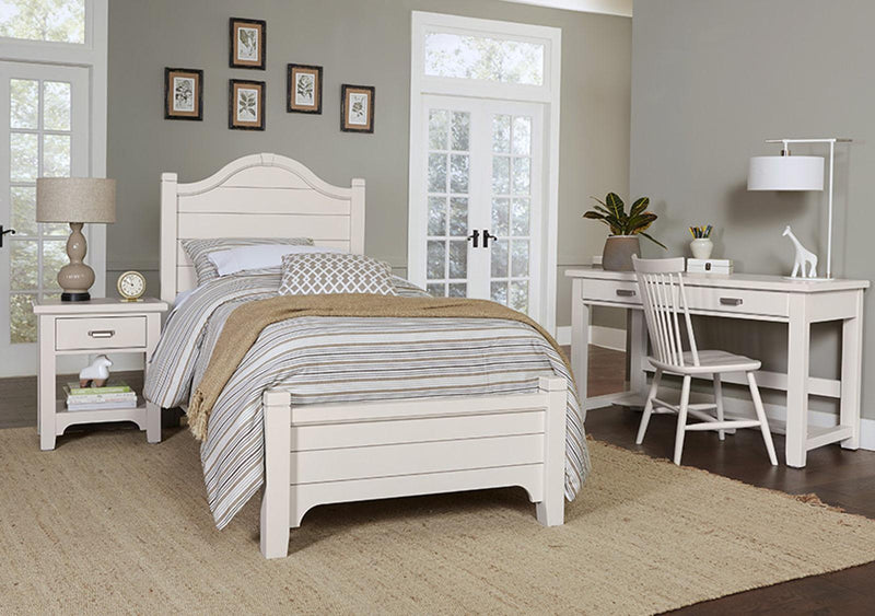 Vaughan-Bassett Bungalow Twin Arched Bed in Lattice - Watson's 87 Furniture (Middlefield,OH)