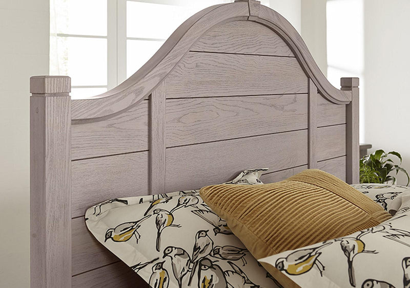 Vaughan-Bassett Bungalow Queen Arched Bed in Dover - Watson's 87 Furniture (Middlefield,OH)