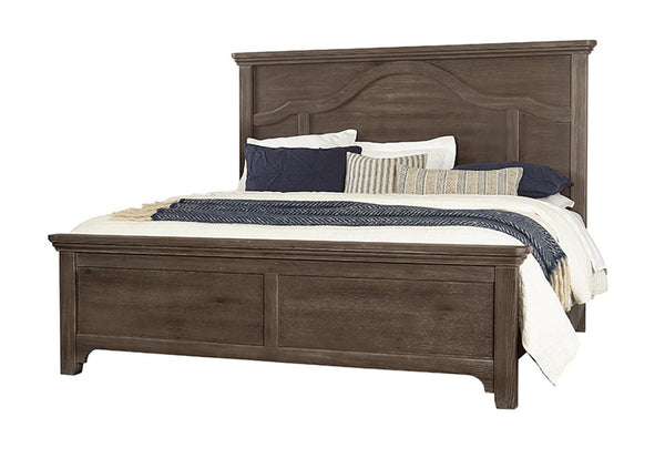Vaughan-Bassett Bungalow Queen Mantel Panel Bed in Folkstone