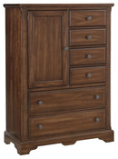Vaughan-Bassett Heritage Door Chest in Amish Cherry
