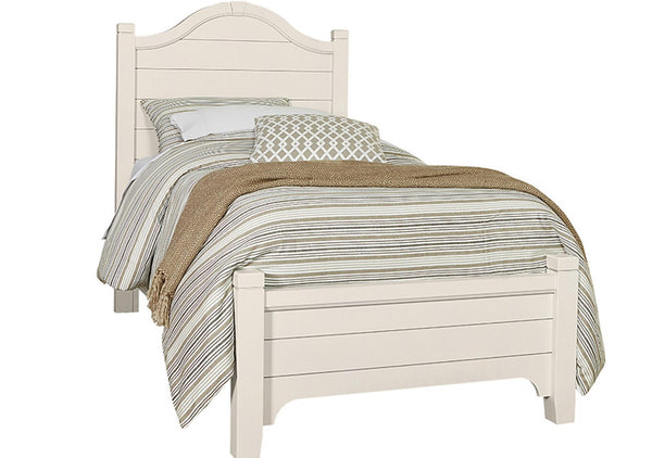 Vaughan-Bassett Bungalow Twin Arched Bed in Lattice