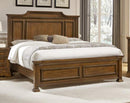 All-American Affinity Queen Mansion Bed in Antique Cherry - Watson's 87 Furniture (Middlefield,OH)