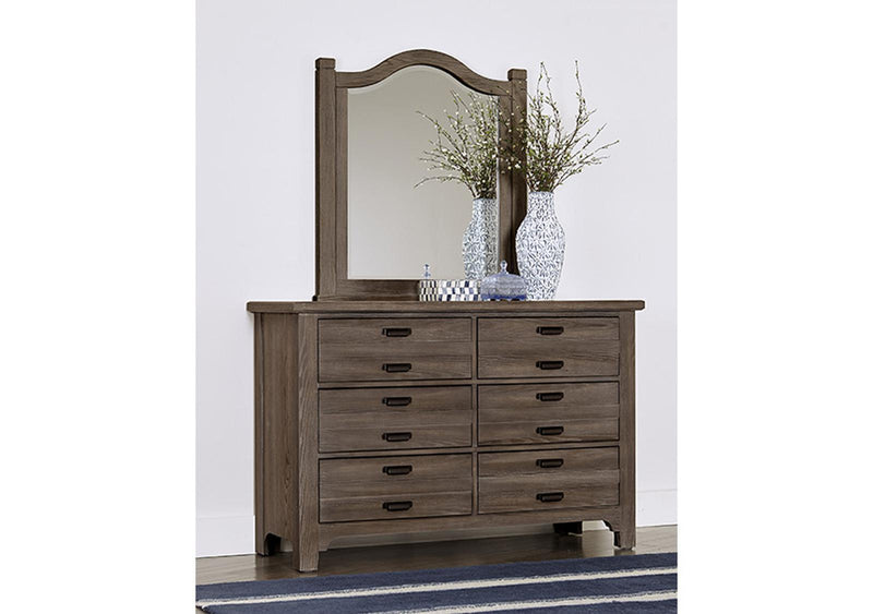 Vaughan-Bassett Bungalow Master Arch Mirror in Folkstone - Watson's 87 Furniture (Middlefield,OH)