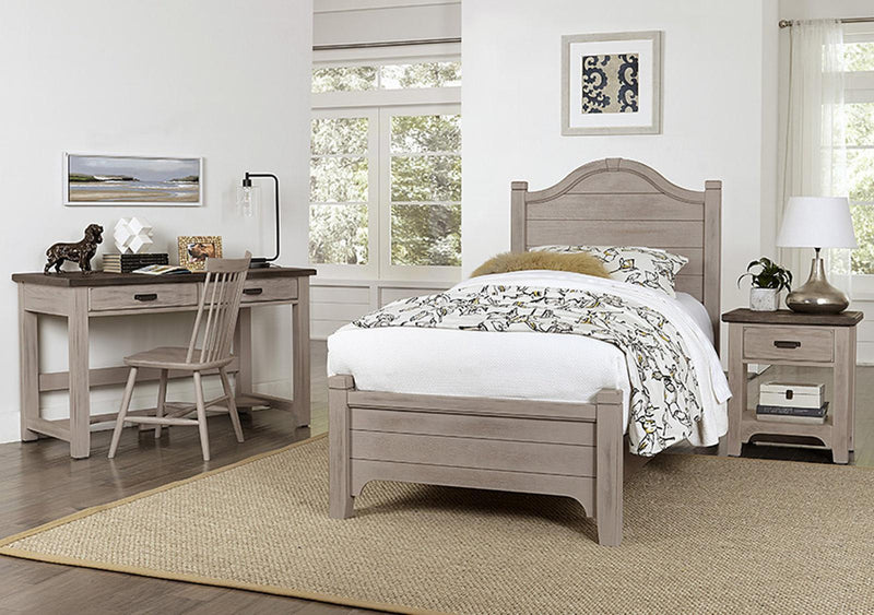 Vaughan-Bassett Bungalow Twin Arched Bed in Dover - Watson's 87 Furniture (Middlefield,OH)