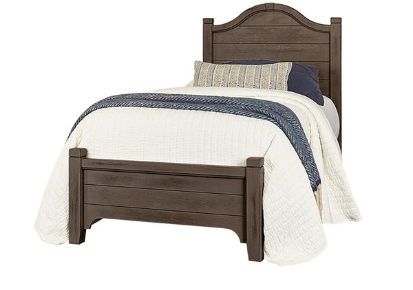 Vaughan-Bassett Bungalow Twin Arched Bed in Folkstone