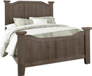 Vaughan-Bassett Sawmill Queen Arch Bed in Saddle Grey - Watson's 87 Furniture (Middlefield,OH)
