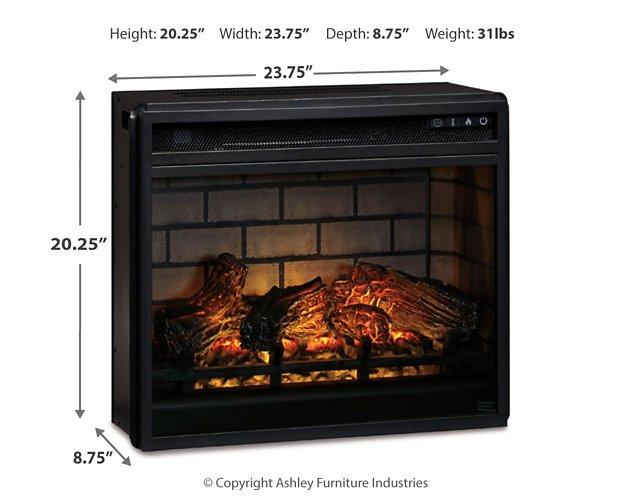 Wildenauer 76" TV Stand with Electric Fireplace - Watson's 87 Furniture (Middlefield,OH)