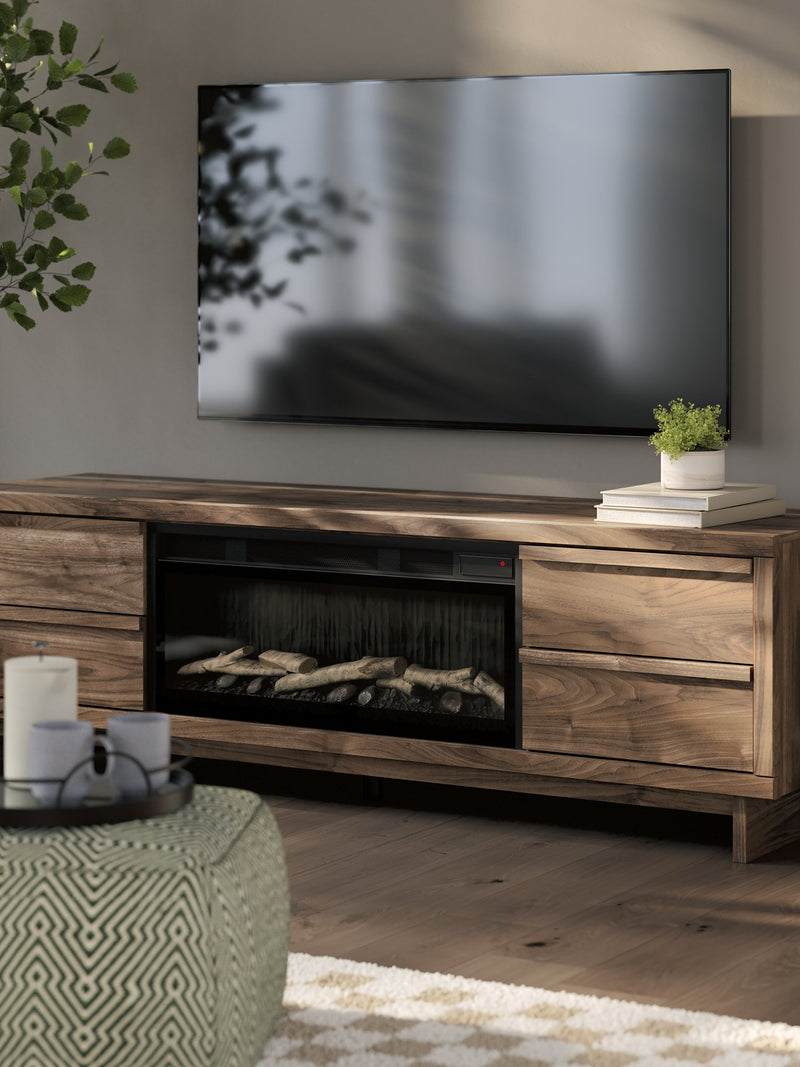 Zadilyn 72" TV Stand with Electric Fireplace - Watson's 87 Furniture (Middlefield,OH)
