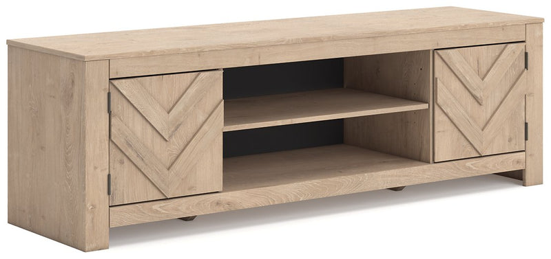 Cayboni 71" TV Stand with Electric Fireplace - Watson's 87 Furniture (Middlefield,OH)
