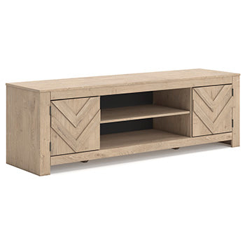 Cayboni 71" TV Stand with Electric Fireplace - Watson's 87 Furniture (Middlefield,OH)