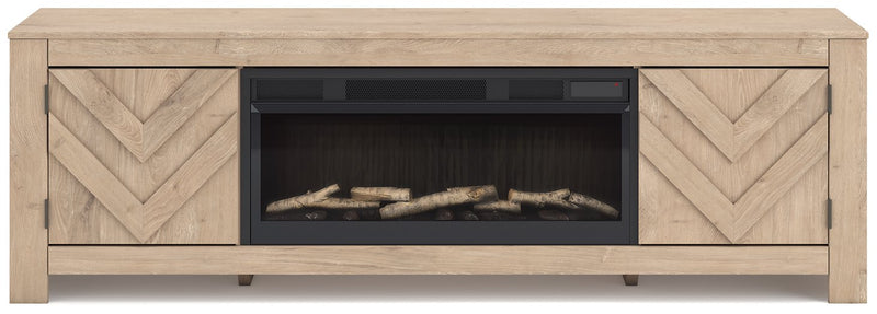Cayboni 71" TV Stand with Electric Fireplace - Watson's 87 Furniture (Middlefield,OH)