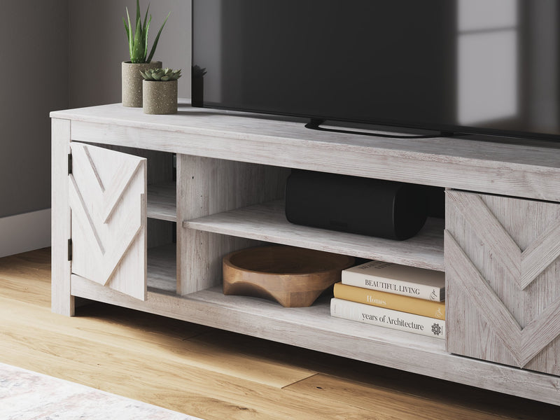Cayboni 71" TV Stand with Electric Fireplace - Watson's 87 Furniture (Middlefield,OH)