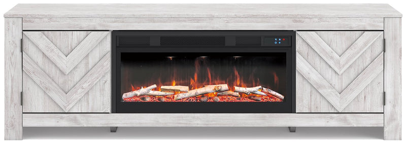 Cayboni 71" TV Stand with Electric Fireplace - Watson's 87 Furniture (Middlefield,OH)