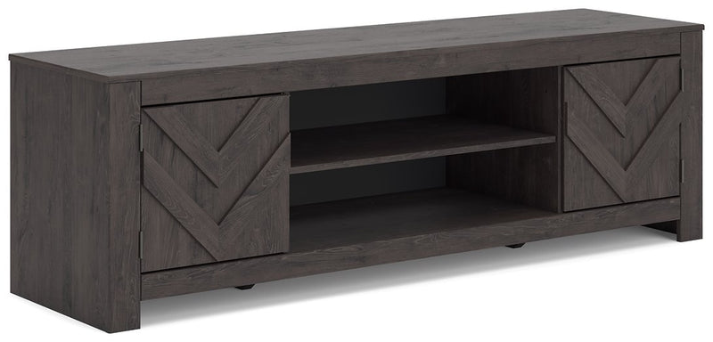 Cayboni 71" TV Stand with Electric Fireplace - Watson's 87 Furniture (Middlefield,OH)