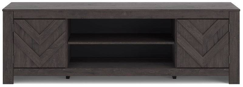 Cayboni 71" TV Stand with Electric Fireplace - Watson's 87 Furniture (Middlefield,OH)