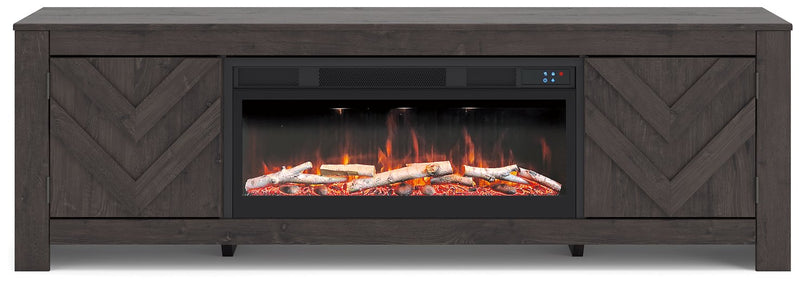 Cayboni 71" TV Stand with Electric Fireplace - Watson's 87 Furniture (Middlefield,OH)