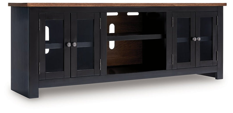 Wildenauer 76" TV Stand with Electric Fireplace - Watson's 87 Furniture (Middlefield,OH)