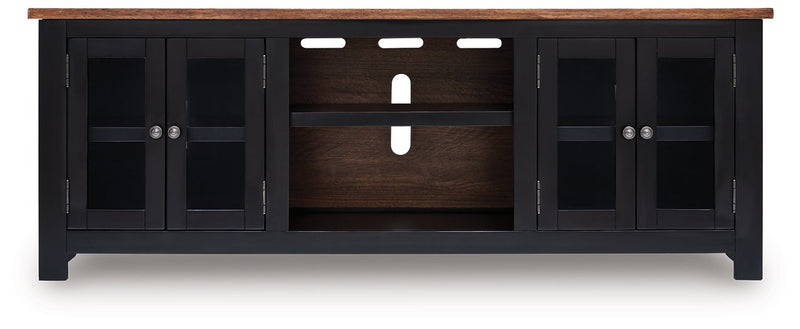 Wildenauer 76" TV Stand with Electric Fireplace - Watson's 87 Furniture (Middlefield,OH)