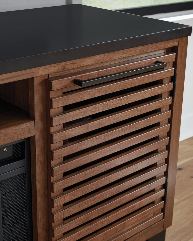 Kallari 84" TV Stand with Electric Fireplace - Watson's 87 Furniture (Middlefield,OH)