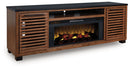 Kallari 84" TV Stand with Electric Fireplace - Watson's 87 Furniture (Middlefield,OH)