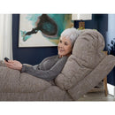 BROSMER LEATHER POWER HEAD TILT SPACE SAVER RECLINER- 9MZ84-1LV
