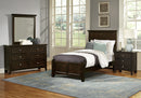 Vaughan-Bassett Bonanza Twin Mansion Bed Bed in Merlot - Watson's 87 Furniture (Middlefield,OH)