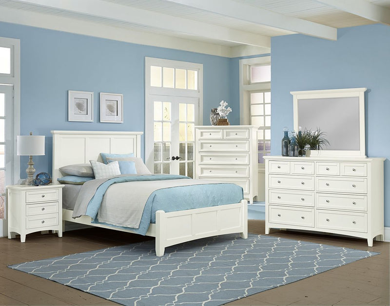 Vaughan-Bassett Bonanza Double Dresser in White - Watson's 87 Furniture (Middlefield,OH)