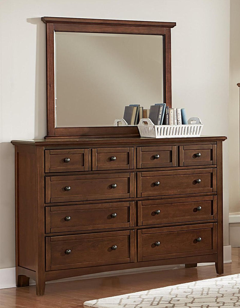 Vaughan-Basset Bonanza Landscape Mirror in Cherry - Watson's 87 Furniture (Middlefield,OH)