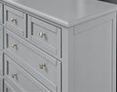 Vaughan-Bassett Bonanza Triple Dresser in Gray - Watson's 87 Furniture (Middlefield,OH)